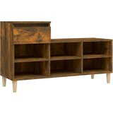 Ormarić Omarica za čevlje dimljeni hrast 102x36x60 cm inženirski les, (20709918) | Shoptok.si