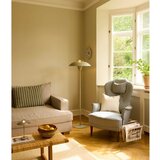 Halo Design 748990 - Stojeća lampa STEPP 1xE27/28W/230V bež/mesing | Eponuda.com