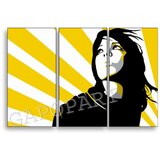  Ručno slikane slike na platnu pop art woman in sun Cene