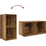 Set TV stalka s policom s pohranom 8 pcs Konstruirano drvo | shoptok.hr