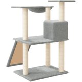  Penjalica za mačke sa stupovima za grebanje svjetlosiva 83 cm | shoptok.hr