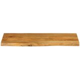Stolna ploča 90x40x2,5 cm od masivnog drva manga sa živim rubom | shoptok.hr