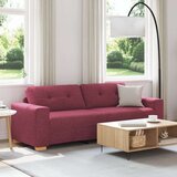 vidaXL Bordo Poliester, Les Srednje velika Sedežna garnitura za več oseb | Shoptok.si