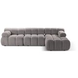 Micadoni Svijetlo siva kutna garnitura od bouclé tkanine (s desnim kutom) Bellis – Home | shoptok.hr