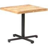 Bistro stolić četvrtasti 80 x 80 x 75 cm od grubog drva manga | shoptok.hr