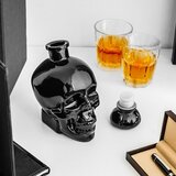 Karafa lobanja - črna (750 ml) | Shoptok.si
