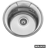 Boloco ugradna sudopera bl 858 inox ø90/ø60 49cm | ePonuda.com