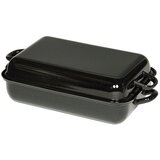 RIESS Dvojni pekač Profi 37x26xh13,6cm / pravokoten / črn / emajl, (20777095) Cene