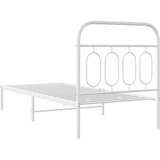 vidaXL Metalni okvir za krevet s uzglavljem bijeli 90x200 cm | shoptok.hr