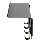 Zone Denmark Crna željezna zidna vješalica s policom 11,5 cm A-Hallway – | shoptok.hr