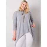 Fashion Hunters Gray loose blouse | Shoptok.si