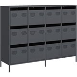 Maison Chic Komoda - Predalnik antracit 135x39x103,5 cm hladno valjano jeklo, (21720049) | Shoptok.si