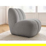 Bobochic Paris Svijetlo siva fotelja od bouclé tkanine Janissaire – | shoptok.hr