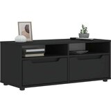 vidaXL TV ormarić VISNES crni 100x40x38 cm izrađeno drvo | shoptok.hr