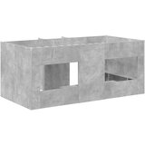 Kreveta za visoko spavanje djece Betonska siva 80 x 160 cm | shoptok.hr
