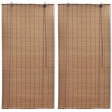 vidaXL Rolete od bambusa 2 kom 100 x 160 cm smeđe | shoptok.hr
