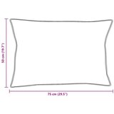  Jastuk s jastukom 2 pcs Bijelo 50 x 75 cm Perje | shoptok.hr