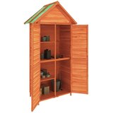  Vrtno spremište za alat smeđe 89x52,5x175 cm masivna borovina | shoptok.hr