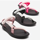 Resti Black women's sports sandals with Dotiss pearls- Footwear | Shoptok.si