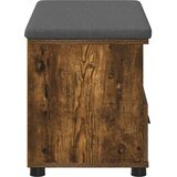  Klupa za hodnik s jastukom Dimljeni Hrast 80 x 38 x 46 cm | shoptok.hr