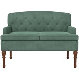  Ljubavni kauč s gumbima Morska zelena 111 x 65 x 79 cm Baršun | Eponuda.com
