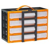 Handy prenosni organizator za drobni elektromaterial s predalčki - 310 x 165 x 220 mm Cene