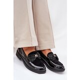 S. BARSKI Lacquered Women's Moccasins With Bow S.Barski | shoptok.hr