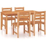 5-dijelni vrtni blagovaonski set od masivne tikovine | shoptok.hr