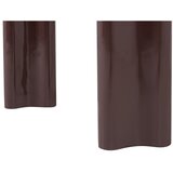 WOOOD Temno rjava stranska mizica v sijajnem dekorju 35x120 cm Evara – | Shoptok.si