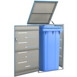 vidaXL Spremište za kantu za smeće 69 x 77,5 x 115 cm nehrđajući čelik Cijene