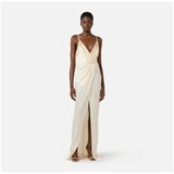 Elisabetta Franchi Dolge obleke ABR4862E2 Bela Cene