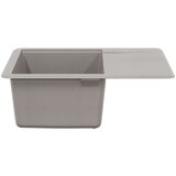  Lavabo - Umivaonik Siva 560 x 460 mm 80% kvarc i 20% smola | shoptok.hr