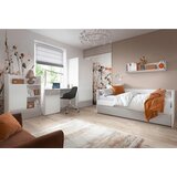 Premium Living Komoda Flexi, Bela, Siva Visok Sijaj | Shoptok.si