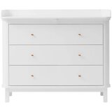 Oliver Furniture® komoda s previjalno mizo white Cene