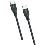 ADDAtech Kabel ADDA USB-203-BK, Fusion Charge+Data, Type-C na Type-C, 3.1A, Premium TPE, 1.2m, crna
