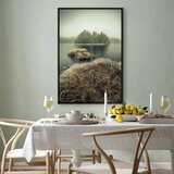  Slika - Autumn in the Wetlands (1 Part) Vertical 80x120 U crnom drvenom okviru | shoptok.hr