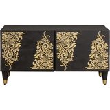  Stolić za kavu Crna 80 x 50 x 40 cm Čvrsto drvo manga | shoptok.hr