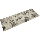  Tepih perivi s natpisom 60 x 180 cm baršunasti sivi Cijene