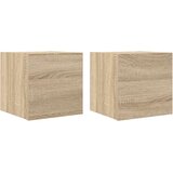  Zidni TV ormarići 2 kom boja hrasta sonome 30,5 x 30 x 30 cm | Eponuda.ba