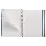 MiquelRius Kolegij blok A4 70g 100L spiralni crte bloom british bloom MR4046 | shoptok.hr