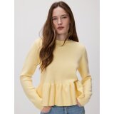 Reserved Peplum džemper - svjetložuto | shoptok.hr