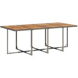 vidaXL 13-dijelni vrtni blagovaonski set s jastucima poliratan sivi | shoptok.hr