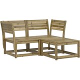  3-dijelni set vrtnih sofa od impregnirane borovine | shoptok.hr