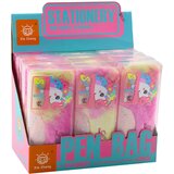  Plush Unicorn Pencil Case with Shiny Pink Unicorn Elements | shoptok.hr