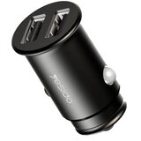 Yesido mini auto punjač sa dva usb porta u