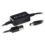 TIMMLUX Pretvornik USB 5V - 12V DC 5,5x2,1mm 1,5m kabla za LED trakove, LED črke | Shoptok.si