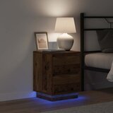  Noćni ormar s ladicama 2 pcs Staro drvo 39 x 34,5 x 50 cm | shoptok.hr