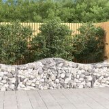  Lučne gabionske košare 20 kom 200x50x60/80 cm pocinčano željezo | shoptok.hr