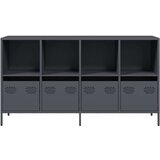 vidaXL Komoda antracit 135x39x73,5 cm hladno valjani čelik | shoptok.hr