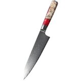 IZMAEL Damaskast kuhinjski nož HA-35095 - Big Chef / Rdeča | Shoptok.si
